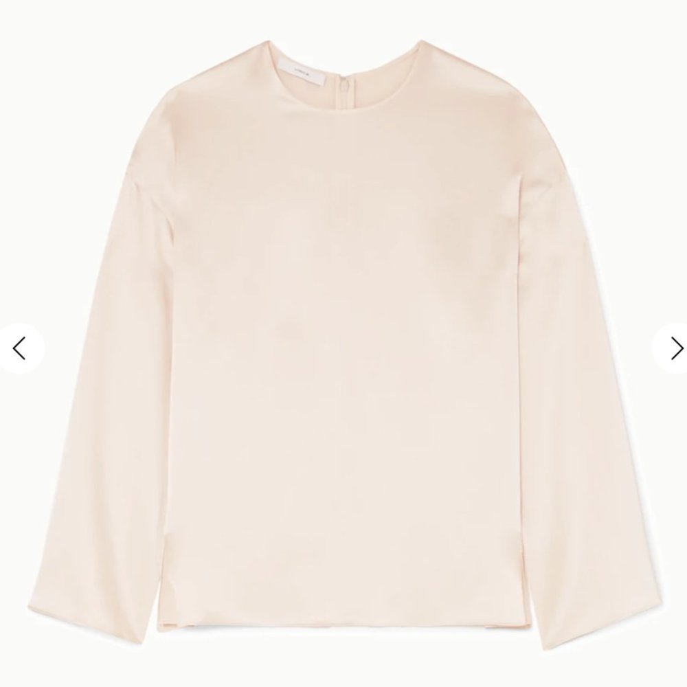 Vince Silk-Satin blouse